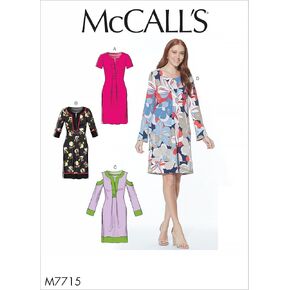 McCall's Patterns Misses' Dresses Sewing Pattern, A5 (6-8-10-12-14)