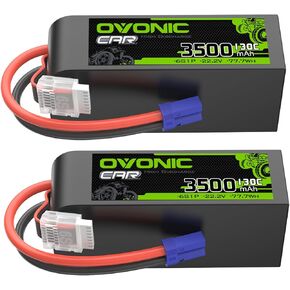 OVONIC 6S LiPo Battery 3500mAh 22.2V 130C RC Battery with EC5 Connector