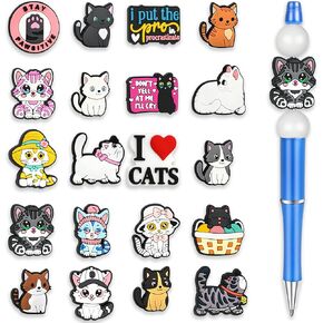 20 PCS Cowgirl Silicone Focal Beads for Pens Bulk, Western Silicone Beads, Focal Bead for Keychain Making Necklace Bracelet Cowgirl Charms Beaded Pens DIY Gifts