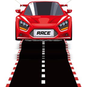 Race Car Birthday Party Decorations Racing Car Party Backdrop Racing Themed Party Photo Booth Props Race Car Hanging Banner Background for Boys Fan Baby Shower Race Car Party Supplies