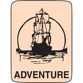 The Library Store Classification Labels with Permanent Adhesive Adventure 250 per Roll