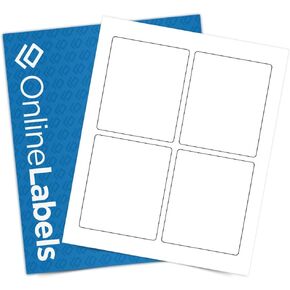 3.5 x 4.5 Waterproof Wine Bottle Labels (Inkjet Printers Only) - Pack of 400 Labels, 100 Sheets - OnlineLabels
