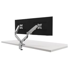 Dual Monitor Support. Dynamic Height Adjustment Range for EPPA, Silver: ESI Ergo EPPA2-SLV (1 Monitor Support)