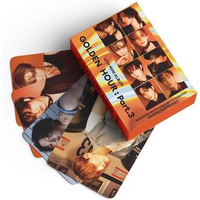 ATEEZ “GOLDEN HOUR: Part.3" Lomo Card Set - 12th Mini Album Photocards for ATINY Fans