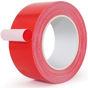 White Duct Tape Heavy Duty Waterproof, 2 Inches x 32 Yards, Strong, Durable, Easy-Tear by Hand, Residue-Free for Home Repairs, Fixed Carpet Edge, DIY Projects