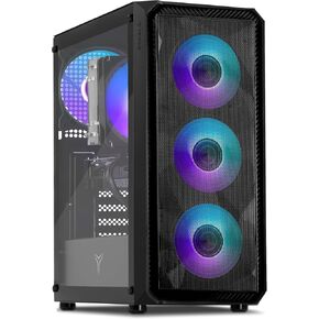 YEYIAN Intel 14th Gaming PC Core i7 14700KF 5.6 GHz, GeForce RTX 4070 Ti (>3090) Gaming Desktop Computer, 16GB DDR5 5600MHz, 1TB NVMe SSD, Intel B760, Liquid Cooled, 750W Gold PSU, Win 11, USB-C 3.2