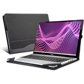 Laptop Cover for HP EliteBook 640 14 inch G9 |HP EliteBook 645 G10 Notebook| Dell Latitude 5440| 5430|14" 2-in-1 PU Leather Protective Shell Cover (Gray)