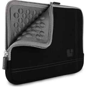 Shock Absorbing Jet Black Laptop Sleeve for HP EliteBook, Spectre, Stream, Envy, Pavilion x360, Chromebook 13.3inch