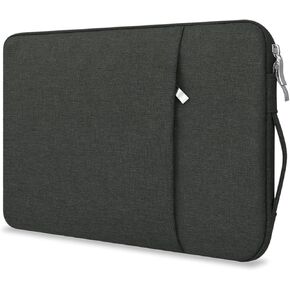13-inch Laptop Sleeve Case with Handle for MacBook Air 13.6 inch (A3240, M4 Chip) Accessories Water-Resistant Canvas Protective Cover Carrying Laptop Bag for MacBook Air 13.6" 2025 (Black)