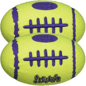 Kong Air Dog Squeaker Football Dog Toy Medium (2 pack)