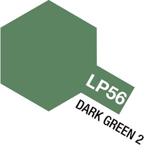 TAMIYA Lacquer Paint LP-56 Dark Green 2 10 ML TAM82156 Lacquer Primers & Paints