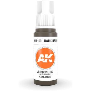 AK Interactive 3rd Gen Acrylic Dark Brown 17ml
