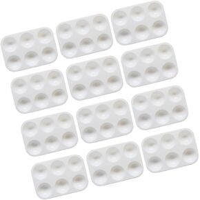 DOITOOL 20pcs Portable Plastic Painting Durable Drawing Trays for Art Craft Lightweight Easy to Clean for Professionals Artists Students
