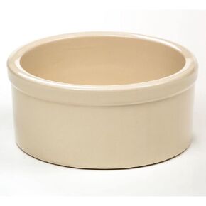 Ohio Stoneware Pet Animal Feeder Bowl - Heavy Duty with High Gloss Finish ، 5 ins inner و 6 ins exter