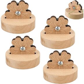 4 Pieces of Thread Cutter Tool, Blade Saver Thread Cutter, Utters for Quilting with Anti-Slip Stand Yarn Suitable for Diy Sewing and Patchwork Lovers
