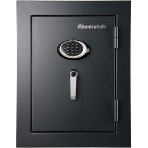 SentrySafe Fireproof and Waterproof XX-Large Steel Floor Safe with Digital Keypad Lock, DOJ-Certified Large Gun Safe for Home, 4.71 Cubic Feet, EF4738E
