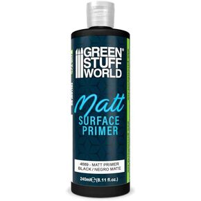 Green Stuff World Matt Surface Primer 240ml - Black - 4689