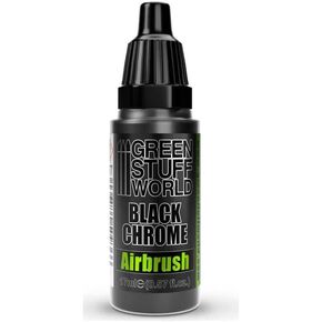 Green Stuff World for Models & Miniatures Black Chrome Paint - Airbrush 2577