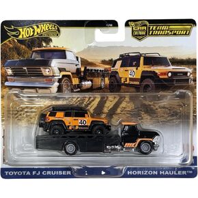Hot Wheels Team Transport Toyota FJ Cruiser Horizon Hauler #81, 1:64 Scale Model