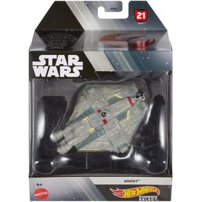 Star Wars Hot Wheels Starships Select Premium 1:50 Scale Die-Cast Ghost Oper (HMH96)
