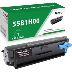 55B1H00 خراطيش الحبر أسود عالية العائد 15000 صفحة متوافقة مع LEXMARK MS331DN MX431ADW MX331ADN MS431DW MS431DN MX431ADN MX432ADWE PRINTER