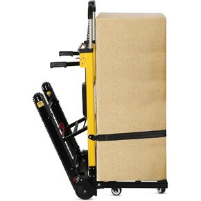 Electric Stair Climbing Dolly with 3 Adjustable Speeds and 440lbs Max Load Capacity, Folding Stair Climbing Dolly with Rubber Tracks for Easy Up/Down Stairs, Move Furniture Home Warehouse(Upgrade)