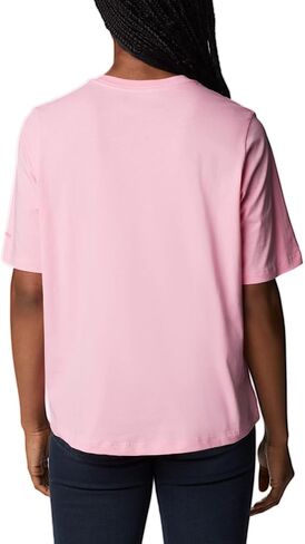 Columbia Women's North Cascades Relaxed Tee, Fig/Floral Friends, X-Large in Saudi Arabia