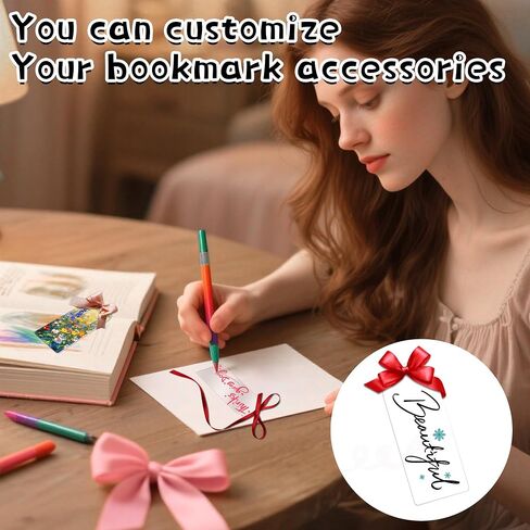 60PCS Acrylic Bookmark Blanks, DIY Bookmark Making Kit Bulk Bookmarks with Tassels for Kids Adults Teacher, Plastic Plain Transparent Clear Blank Book Marks Decorating Supplies for Crafts (4 Shape) in Kuwait