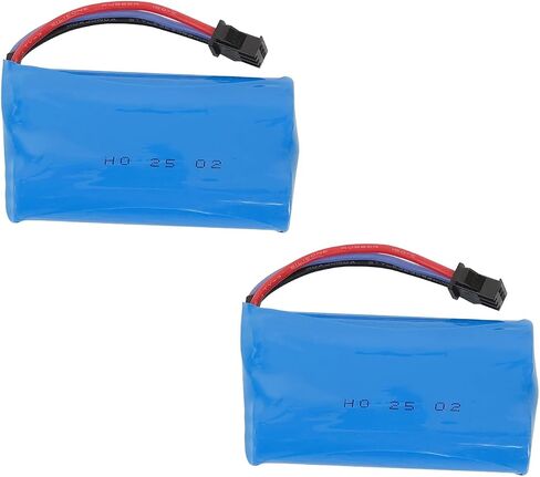 7.4v 1200mAh بطارية Lipo لـ MNRC MN128 RC Crawler 4WD Off-Road Truck (2pcs) in Saudi Arabia
