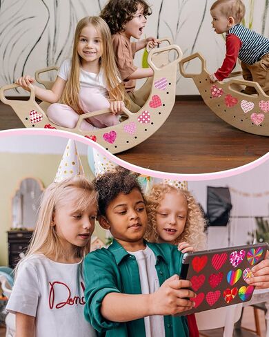 32 Sheets Heart Stickers, 384 Pcs Valentines Day Stickers for Kids, Holiday Sticker for Envelopes, Cards or Gifts Bags Decor (48 Designs 8 Each) in Saudi Arabia