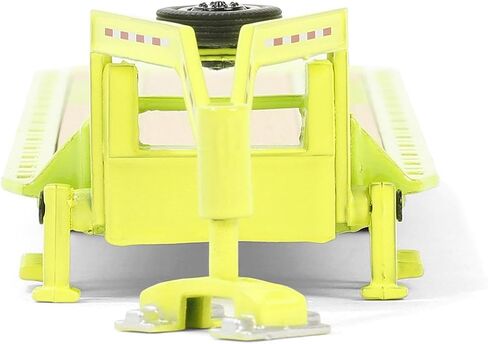1/64 Lime Green Gooseneck Trailer with Red & White Conspicuity Stripes 30521 in Saudi Arabia