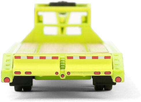 1/64 Lime Green Gooseneck Trailer with Red & White Conspicuity Stripes 30521 in Saudi Arabia