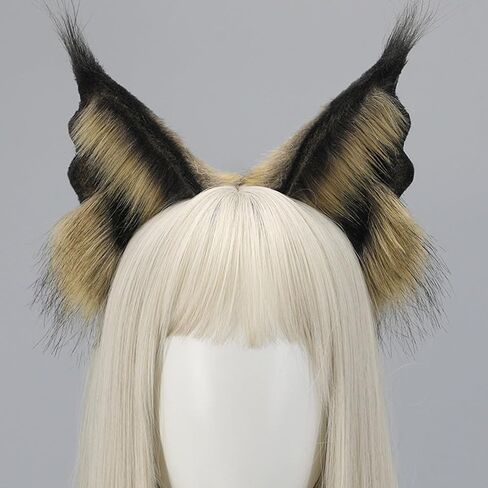 LIANXUE Lynx-Ear Headband Sweet Girls Accessories Cosplay Beast Ears Fursuit Masquerade Halloween Cosplay Party Lint in Saudi Arabia