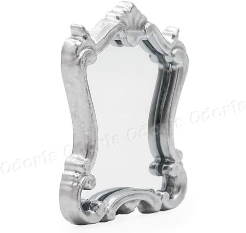 Odoria 1/12 Miniature Wall Mirror Dollhouse Decoration Assories ، Gold in Saudi Arabia