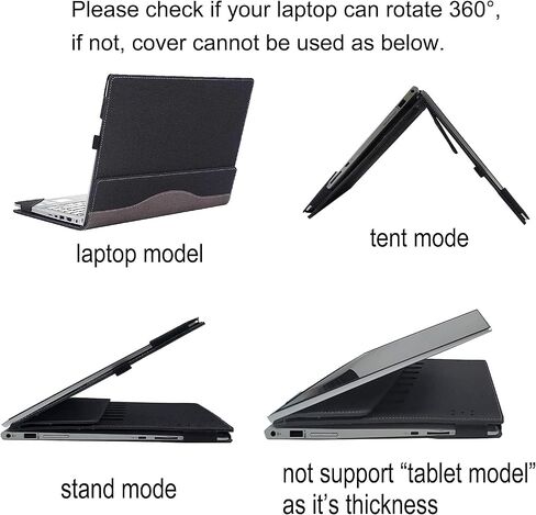 for Samsung Laptop Galaxy Book4 Pro 360 16-inch Laptop Bag Samsung Galaxy Book4 Ultra 2-in-1 Laptop Accessory Bag (Does not Support 360° Rotation Function) (Dark Gray) in Saudi Arabia