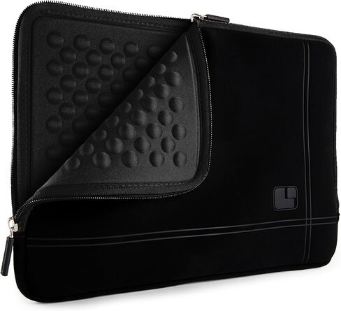 Shock Absorbing Jet Black Laptop Sleeve for HP EliteBook, Spectre, Stream, Envy, Pavilion x360, Chromebook 13.3inch in Saudi Arabia