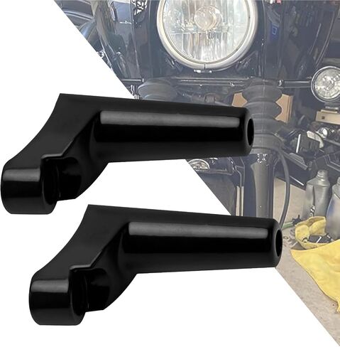 HDBUBALUS Black Front Turn Signal Mounts Relocation Kit Fit for Harley XL Sportster Dyna FXR in Saudi Arabia