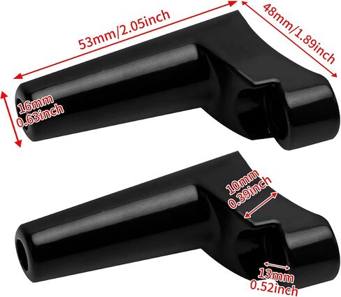 HDBUBALUS Black Front Turn Signal Mounts Relocation Kit Fit for Harley XL Sportster Dyna FXR in Saudi Arabia