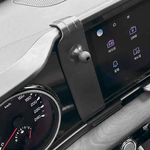 حامل هاتف للمراقبة الجانبية من FICS متوافق مع SX، SX Prestige Trim of KIA Carnival 2025 (مجموعة 12.3 بوصة) Carnival 2025 حامل هاتف مخصص in Saudi Arabia