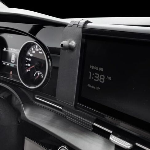 حامل هاتف للمراقبة الجانبية من FICS متوافق مع SX، SX Prestige Trim of KIA Carnival 2025 (مجموعة 12.3 بوصة) Carnival 2025 حامل هاتف مخصص in Saudi Arabia
