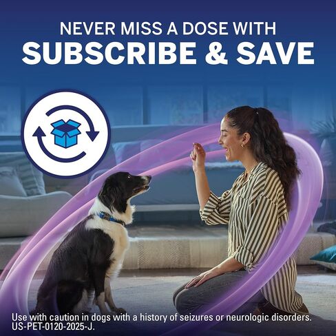NexGard Plus (afoxolaner, moxidectin, and pyrantel) Flea and Tick Protection & Heartworm Preventive for Dogs Soft Beef Flavored Chewables, 33.1-66 lbs. (Purple) 6 Chews (6 Month Supply) in Saudi Arabia