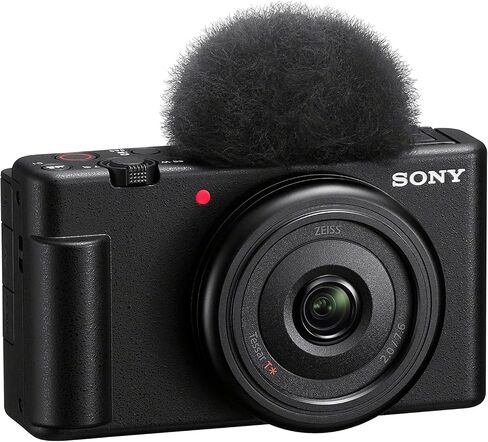 كاميرا Sony ZV-1F Vlog مع فيديو بدقة 4K ودقة 20.1 ميجابكسل لمنشئي المحتوى ومدوني الفيديو، حزمة ZV-1F/W بيضاء مع حزمة حماية ممتدة لمدة عامين من CPS + حقيبة Deco Gear + بطاقة ذاكرة 128 جيجابايت ومجموعة الملحقات in Saudi Arabia
