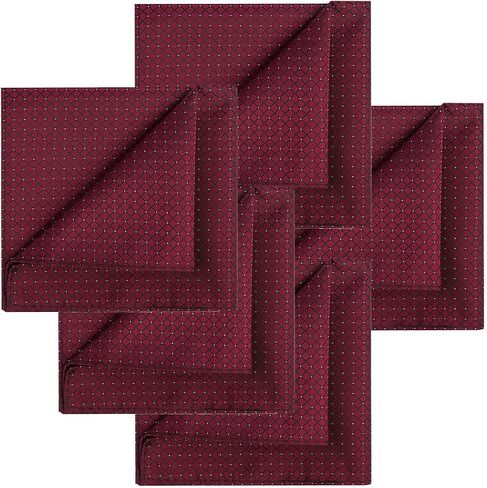 KissTies Mens Pocket Square Orange Hanky Handkerchief X 1 pc, Size 12''X12'' in Kuwait
