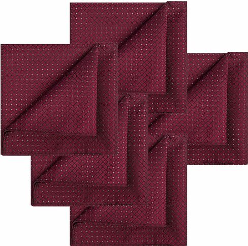 KissTies Mens Pocket Square Orange Hanky Handkerchief X 1 pc, Size 12''X12'' in Kuwait