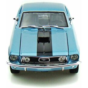Maisto 1:18 Scale Metallic Blue 1968 Ford Mustang GT Cobra Jet