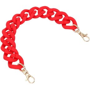 ABOOFAN Chain Strap Purse Handles Metal Purse Strap Acrylic Handbag Strap Straps DIY Bag Strap Short Purse Strap Chain Purse Strap Cross Body Bag Chain Tote The Bag Detachable Plastic