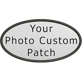 Customized Photo or Logo Multi Shape Embroidery, Custom Embroidered Sew On Patches, Personalized Photo Patch, Iron On Name Patch, Hook and Loop Customized Patches, Embroidered Text Patches 5