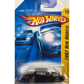 Hot Wheels 2007 New Models 1:64 Scale Black 1987 Buick Grand National Die Cast Car #010