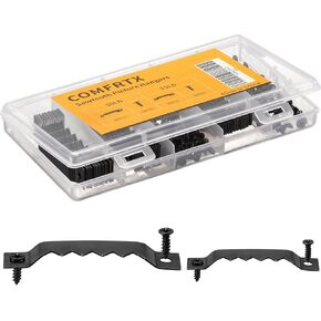 60 Pack Sawtooth Picture Hangers – Small & Heavy-Duty,2 Sizes for Photo Frames,Art,Paintings,and Canvas Hooks