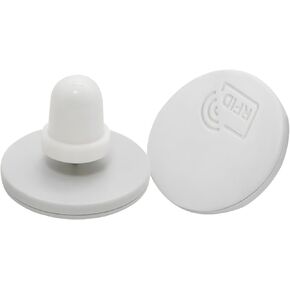 50PCS UHF RFID Nail Security Tags 860-960MHz, Long Range Detection, Compatible with ISO/IEC 18000-6C 96 Bits, Durable ABS Anti-Theft Tags for Clothing and Retail Store RFID Systems
